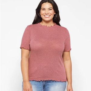 BRAND NEW! Bobbie Lettuce Hem Tee